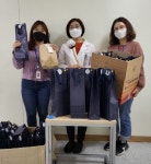 일산서구청소년수련관 방과후아카데미 청소년들, 고양시 병원 2곳 위문품 전달