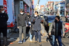 이귀만 수원시 권선구청장, 세지로 보행환경 개선사업 등 현장 점검