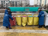 용인시 처인구 유림동, 행복마을관리소서 9곳에 쓰레기 분리수거함 등 설치