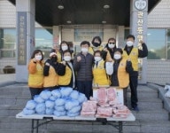 고양시 관산동, 취약계층에 구호물품 및 설맞이 음식 전달