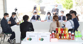박병홍 농촌진흥청장 함양군 영농현장 방문