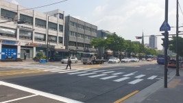 성동구, 광나루로 성동세무서 주변 횡단보도와 화양사거리 방면 유턴차로 신설공사 완료