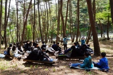 함양 대봉힐링관 찾은 전북 진안 동향중학교 학생들 힐링나들이
