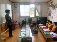 합천군 삼가면 구전마을 성인문해교실 개강