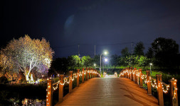 용인시 처인구 포곡읍, 경안천 산책로 유채꽃길에 조형물‧야간조명 설치