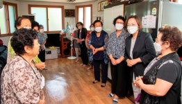 박희영 용산구청장, 무더위쉼터 찾아 폭염 대응태세 확인