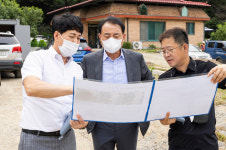 윤환 인천시 계양구청장, 도로개설 공사현장 방문