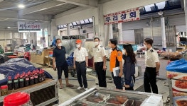 해남소방서장, 추석 연휴 대비 터미널 및 전통시장 현장 지도방문