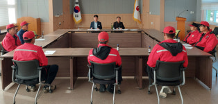 합천군 야로면 산불감시원 직무교육 실시