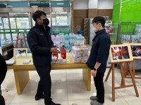 해남소방서, 다중이용 대형 마트에서 화재 예방 주택용 소방시설 홍보