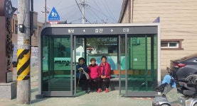 합천군 쌍책면, 면소재지 온열의자 버스승강장 설치