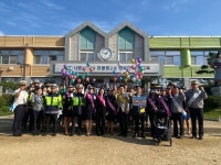 용인 송전초, 등굣길 교통안전 캠페인 실시