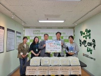 부산 사하구 두송지역자활센터, 두송종합사회복지관에 가래떡 지원