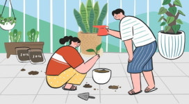 인천 검암도서관, 힐링 원예지도사 2급 과정 운영