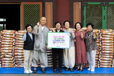 이순희 강북구청장, 보광사로부터 ‘사랑의 쌀’ 전달받아