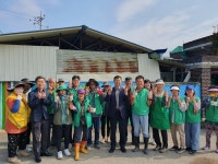 합천군 적중면 새마을지도자 옥두마을 벽화그리기 사업 추진