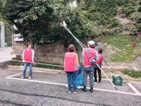인천시 중구 신포동, 신포로35번길 감나무길 감 수확·나눔 행사