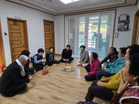 합천군 덕곡면장, 새해맞이 경로당 방문 합동인사