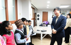 이민근 안산시장, 선부2동 건강사랑방 뗏골센터 방문