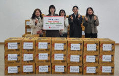 인천시 서구 아라동 더바른성모내과의원, 경로당에 라면 100박스 지원