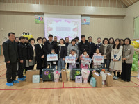 합천군 대양초등학교 입학식서 장학금 전달