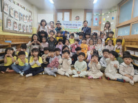 진주시,명화재능어린이집 원아들진주시복지재단에 사랑의 성금 기탁