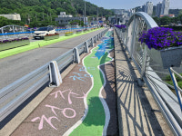 가평군 청평교, 꽃화분 조성 등으로 새롭게 단장