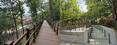 안산시, 점섬‧원고잔공원에 보행 약자 위한 무장애 데크길 조성