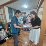 구미시  ㈜중수, 해평리 경로당에 김치냉장고 기탁