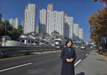 신현녀 용인특례시의원, 동백죽전대로 저소음포장공사 현장 점검