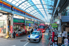 노원소방서, 상계중앙시장서 ‘소방차 길 터주기’ 캠페인·훈련