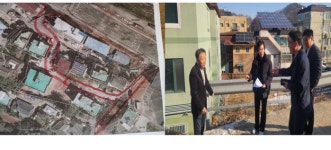 용인시의회 황미상 의원, 유방동 마을회관과 인접한 생활도로 구간 민원 현장 점검