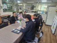 박유진 합천소방서장,  합천전문노인요양원 현장지도 방문