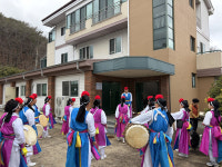 진주 명석면 풍물단, 지신밟기로 가가호호 안녕 축원