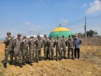 해군 제2함대 2훈련전대 해상훈련대 군 간부들의 따뜻한 손길, 농촌봉사로 지역사회 기여