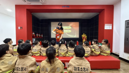 마포소방서, 홍익대학교사범대학 부속유치원 원아 대상 안전체험교실 운영
