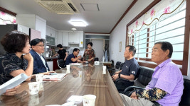 안중출장소, ‘폭염 대비 무더위쉼터 점검 및 안전교육’ 실시