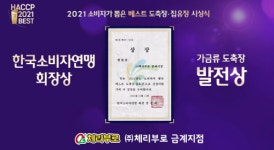 체리부로, 금계지점 소비자가 뽑은 베스트 도축장 발전상 수상