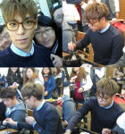 빅뱅 탑, 단국대 학생식당 포착 “밥 먹을 때 사진은 좀…”