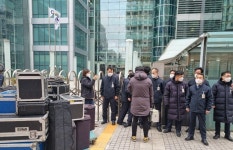 SBS, 코로나 방역 이유로 파업결의 로비집회 불허