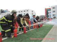 옥포국제학교 외국인학생 소방 교육