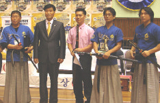 장평검도관 고범준 관장, 최고 지도자 상 수상
