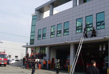 통영소방서 화재 및 구조 훈련실시