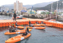 조선해양문화관.거제요트학교 카약체험교실 운영