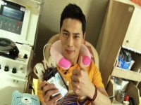 김재우, 보람이와 포옹?