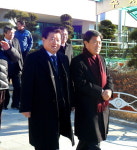 허남식 부산시장, 명절 기장군 부산추모공원 방문
