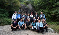 한일 철도 산악인, 충남 서대산에서 만나다