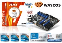 웨이코스, H55-G43 메인보드 출시
