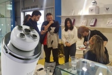 나리안 고주파 피부관리기 이태리박람회 참가