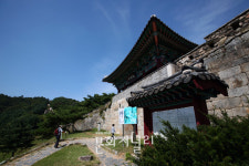 성벽 위에서 하늘을 만나다. 충북 청주 상당산성
